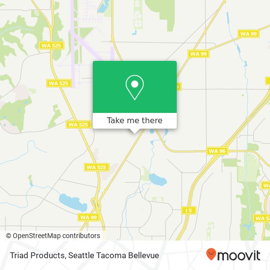 Triad Products, 12414 Highway 99 map