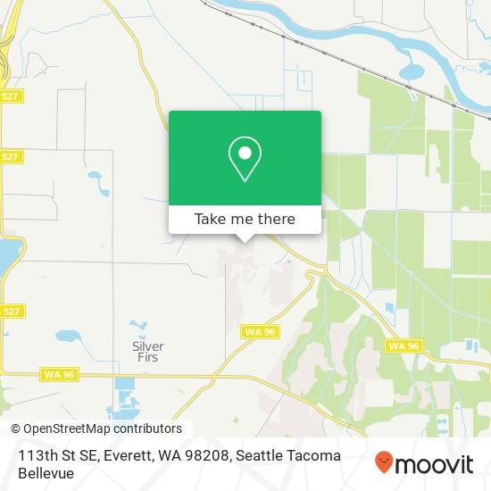 Mapa de 113th St SE, Everett, WA 98208