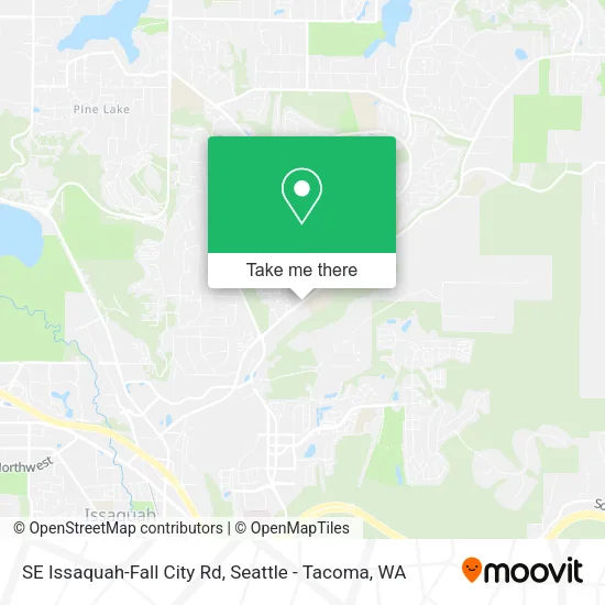 Mapa de SE Issaquah-Fall City Rd
