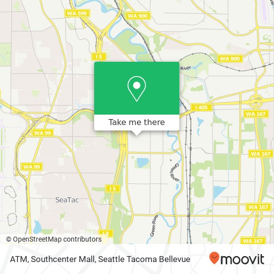 ATM, Southcenter Mall map