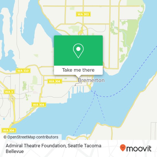 Mapa de Admiral Theatre Foundation