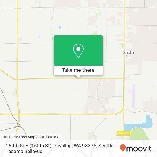 160th St E (160th St), Puyallup, WA 98375 map