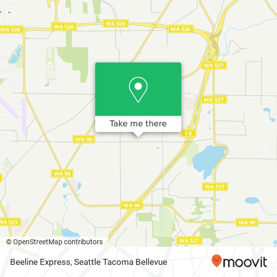 Beeline Express map