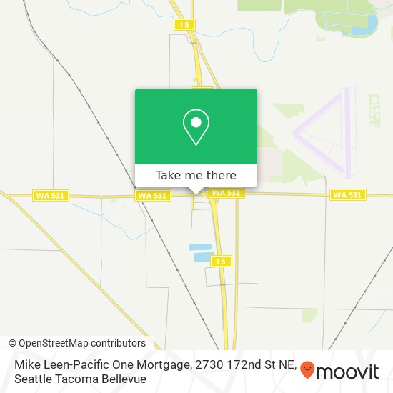 Mapa de Mike Leen-Pacific One Mortgage, 2730 172nd St NE