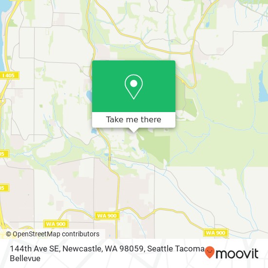 144th Ave SE, Newcastle, WA 98059 map