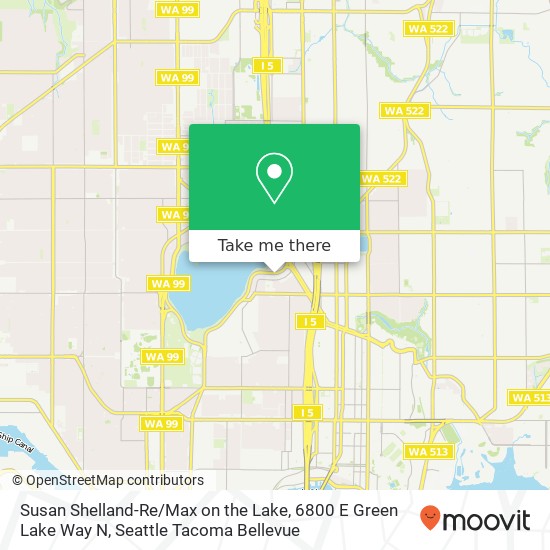 Susan Shelland-Re / Max on the Lake, 6800 E Green Lake Way N map
