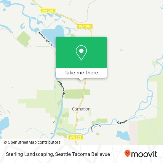 Sterling Landscaping, 320th Ave NE map