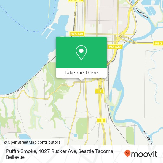 Mapa de Puffin-Smoke, 4027 Rucker Ave