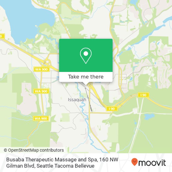 Busaba Therapeutic Massage and Spa, 160 NW Gilman Blvd map