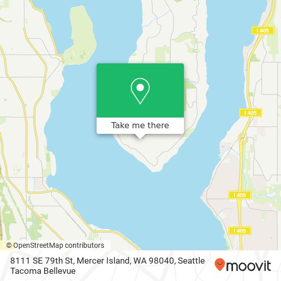 8111 SE 79th St, Mercer Island, WA 98040 map