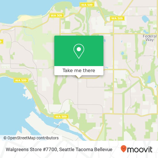 Mapa de Walgreens Store #7700