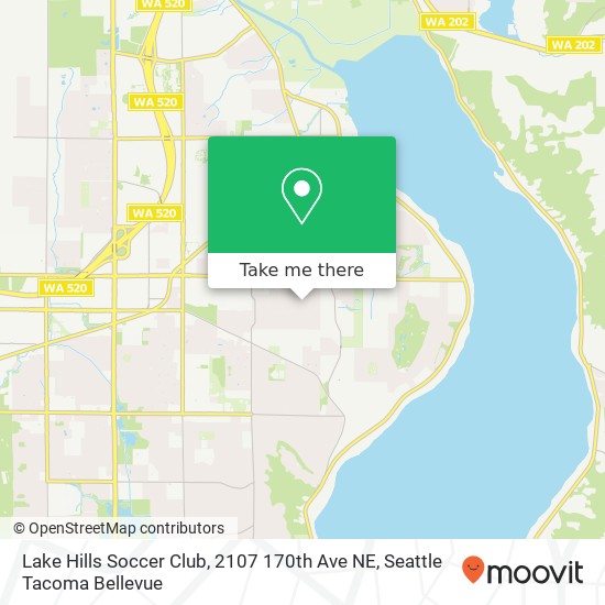 Lake Hills Soccer Club, 2107 170th Ave NE map