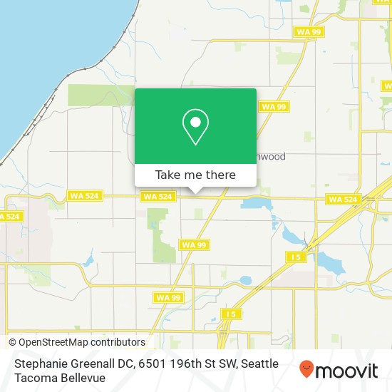 Mapa de Stephanie Greenall DC, 6501 196th St SW
