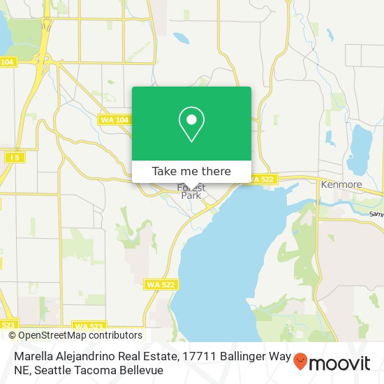 Marella Alejandrino Real Estate, 17711 Ballinger Way NE map