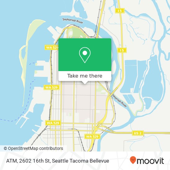 ATM, 2602 16th St map