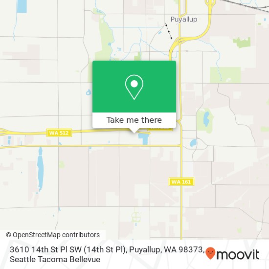 3610 14th St Pl SW (14th St Pl), Puyallup, WA 98373 map