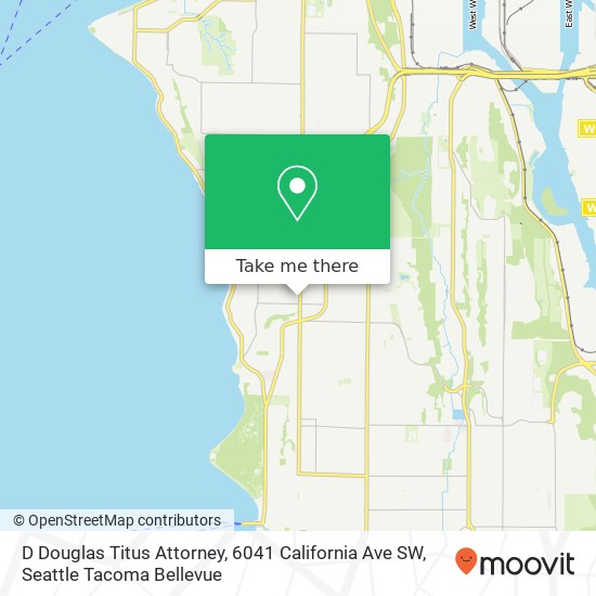 D Douglas Titus Attorney, 6041 California Ave SW map