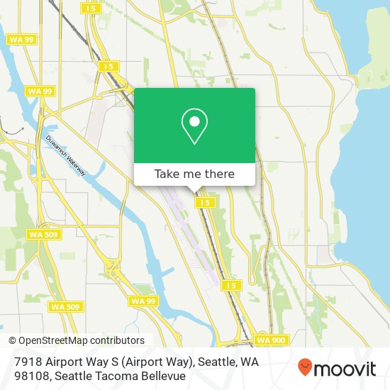 7918 Airport Way S (Airport Way), Seattle, WA 98108 map
