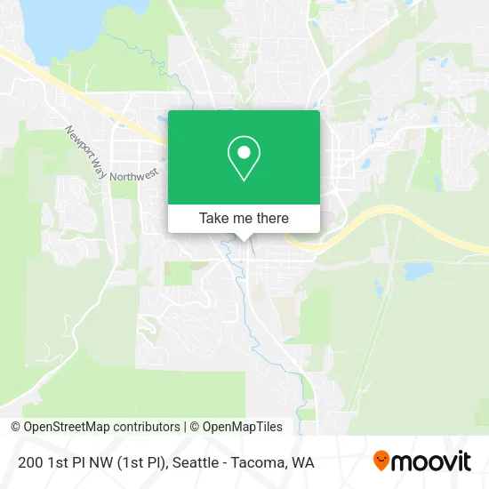 200 1st Pl NW map