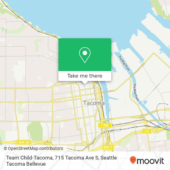 Team Child-Tacoma, 715 Tacoma Ave S map