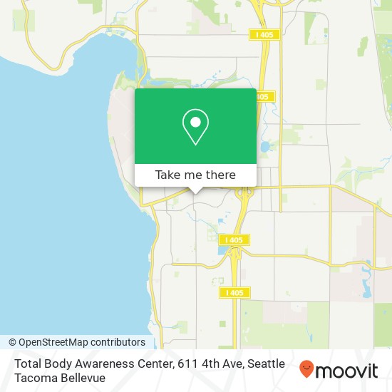 Mapa de Total Body Awareness Center, 611 4th Ave