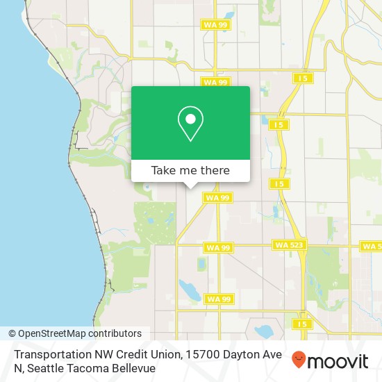Transportation NW Credit Union, 15700 Dayton Ave N map
