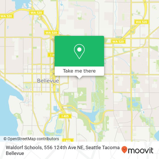 Mapa de Waldorf Schools, 556 124th Ave NE