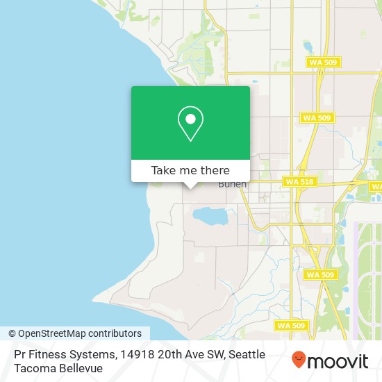 Pr Fitness Systems, 14918 20th Ave SW map