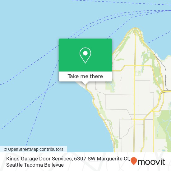 Kings Garage Door Services, 6307 SW Marguerite Ct map
