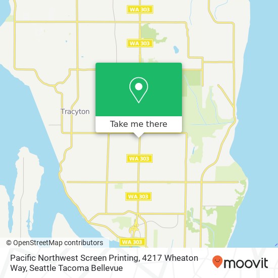 Pacific Northwest Screen Printing, 4217 Wheaton Way map