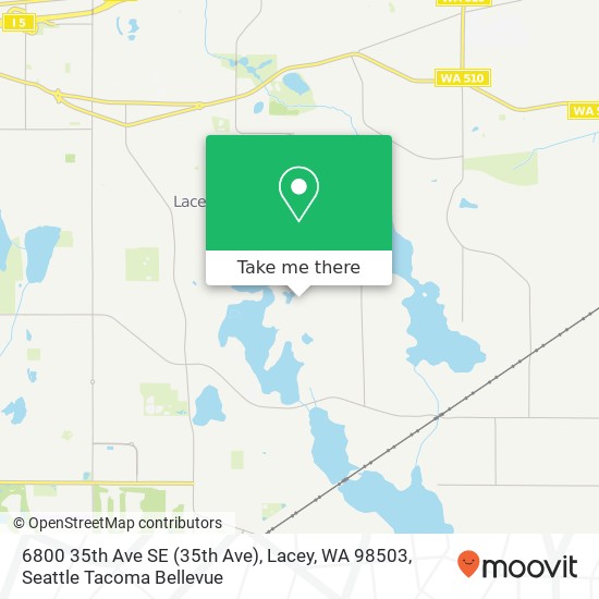 Mapa de 6800 35th Ave SE (35th Ave), Lacey, WA 98503