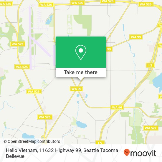 Mapa de Hello Vietnam, 11632 Highway 99