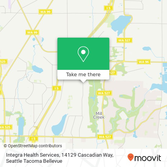 Mapa de Integra Health Services, 14129 Cascadian Way