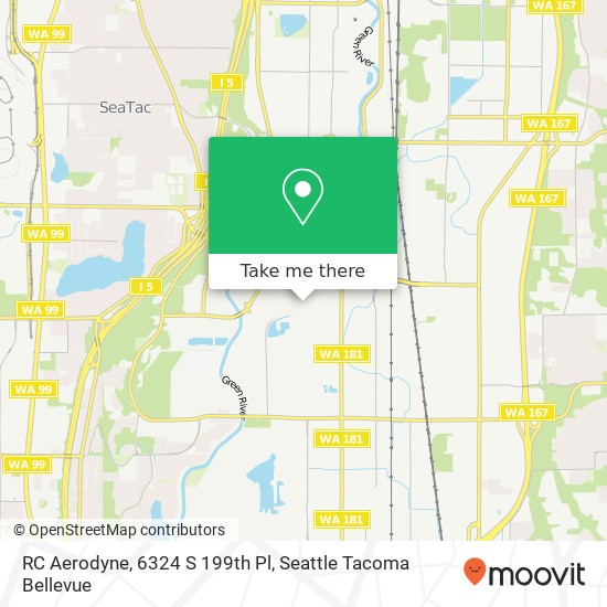 Mapa de RC Aerodyne, 6324 S 199th Pl