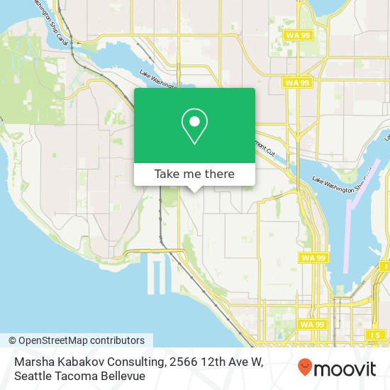 Marsha Kabakov Consulting, 2566 12th Ave W map