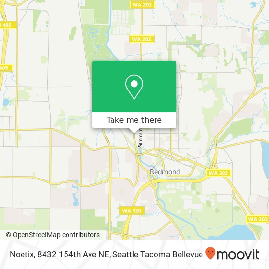 Noetix, 8432 154th Ave NE map