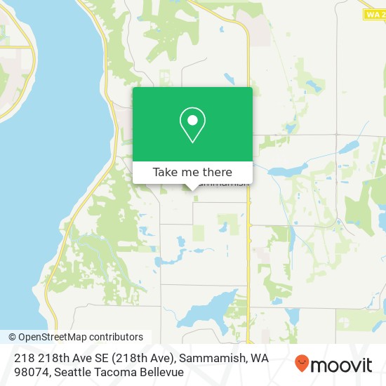 218 218th Ave SE (218th Ave), Sammamish, WA 98074 map