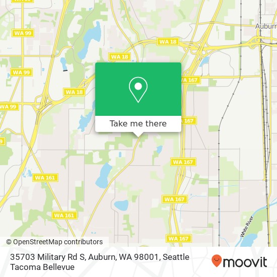 Mapa de 35703 Military Rd S, Auburn, WA 98001