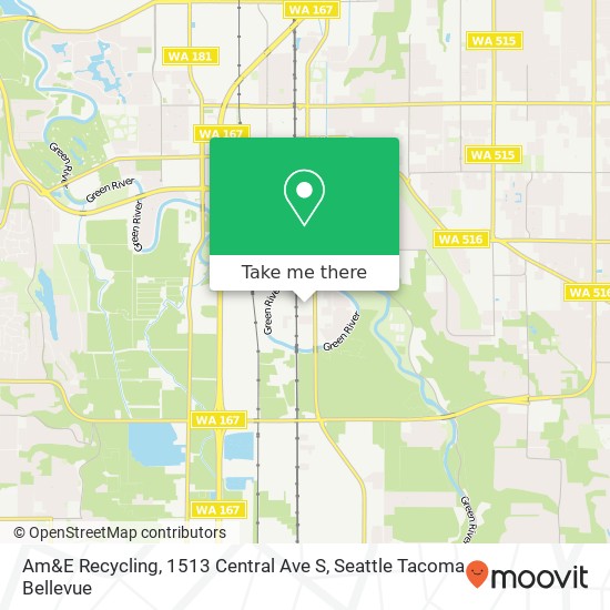 Mapa de Am&E Recycling, 1513 Central Ave S