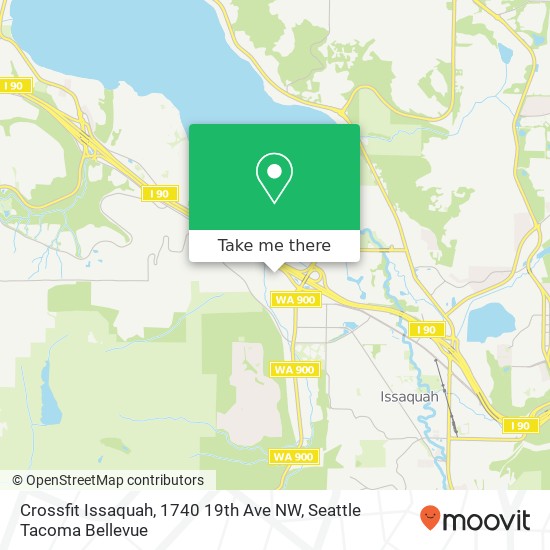 Crossfit Issaquah, 1740 19th Ave NW map