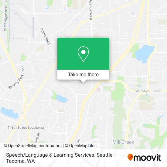 Speech / Language & Learning Services map