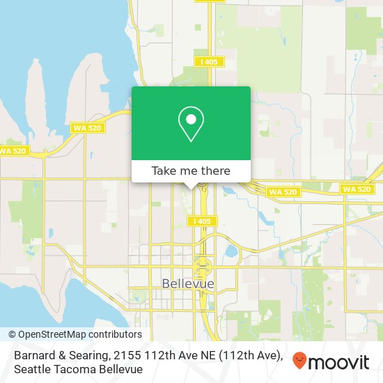 Mapa de Barnard & Searing, 2155 112th Ave NE