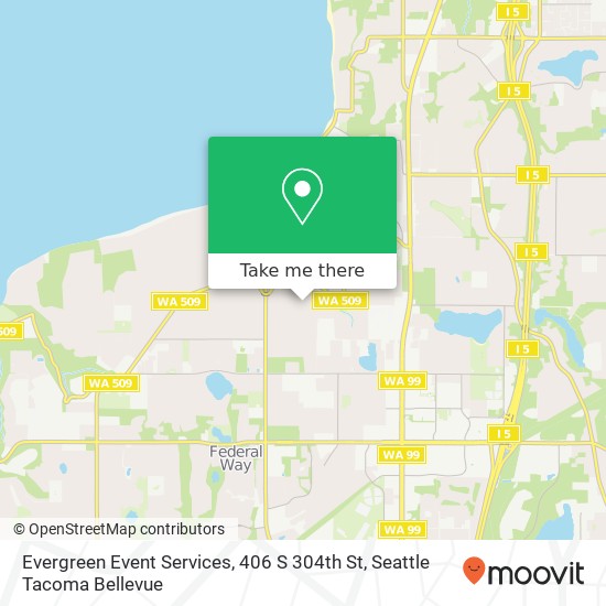 Evergreen Event Services, 406 S 304th St map