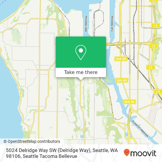 5024 Delridge Way SW (Delridge Way), Seattle, WA 98106 map