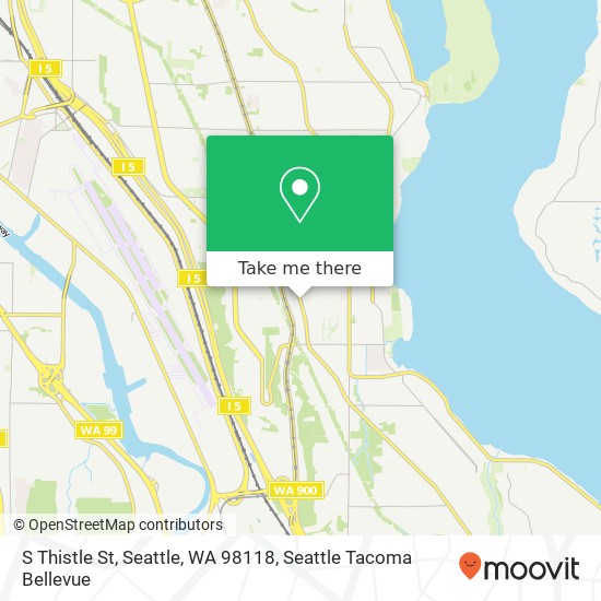 S Thistle St, Seattle, WA 98118 map