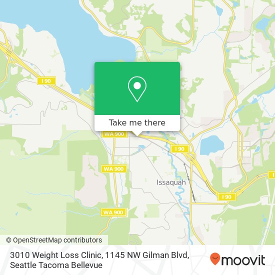 Mapa de 3010 Weight Loss Clinic, 1145 NW Gilman Blvd