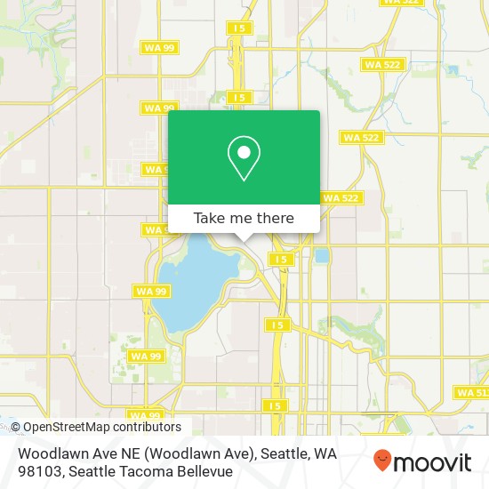 Woodlawn Ave NE (Woodlawn Ave), Seattle, WA 98103 map