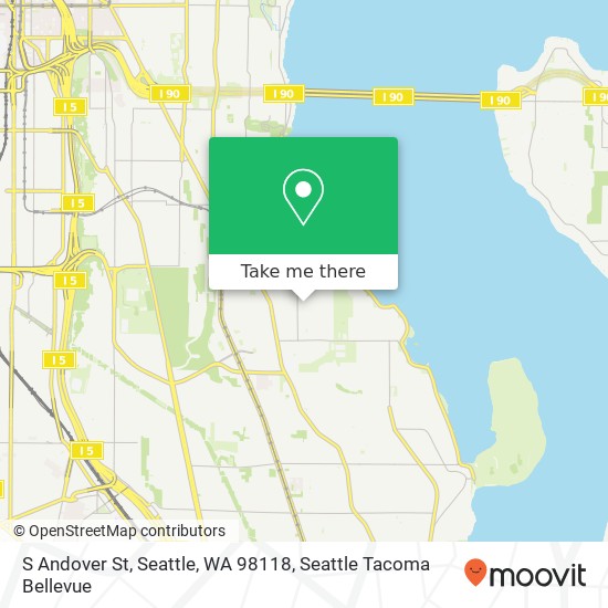 S Andover St, Seattle, WA 98118 map