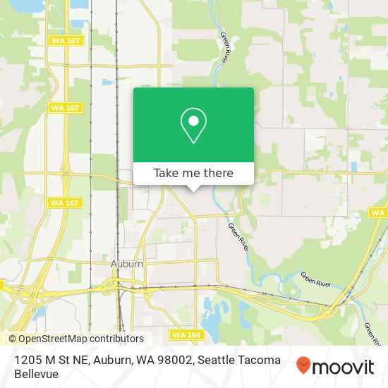 1205 M St NE, Auburn, WA 98002 map
