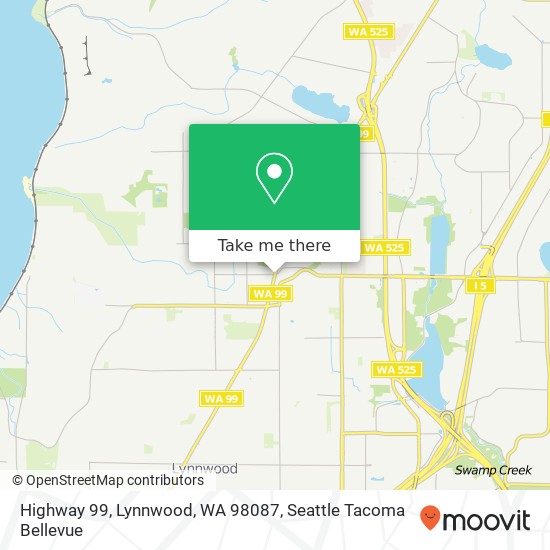 Mapa de Highway 99, Lynnwood, WA 98087